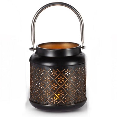 5.12&quot;H Metal Lantern