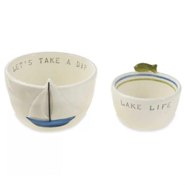 Sailboat Dip Bowl Set
