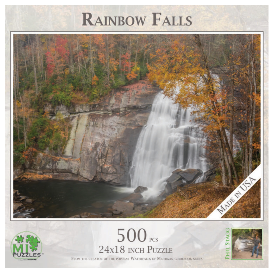 Rainbow Falls 500 pc Jigsaw Puzzle