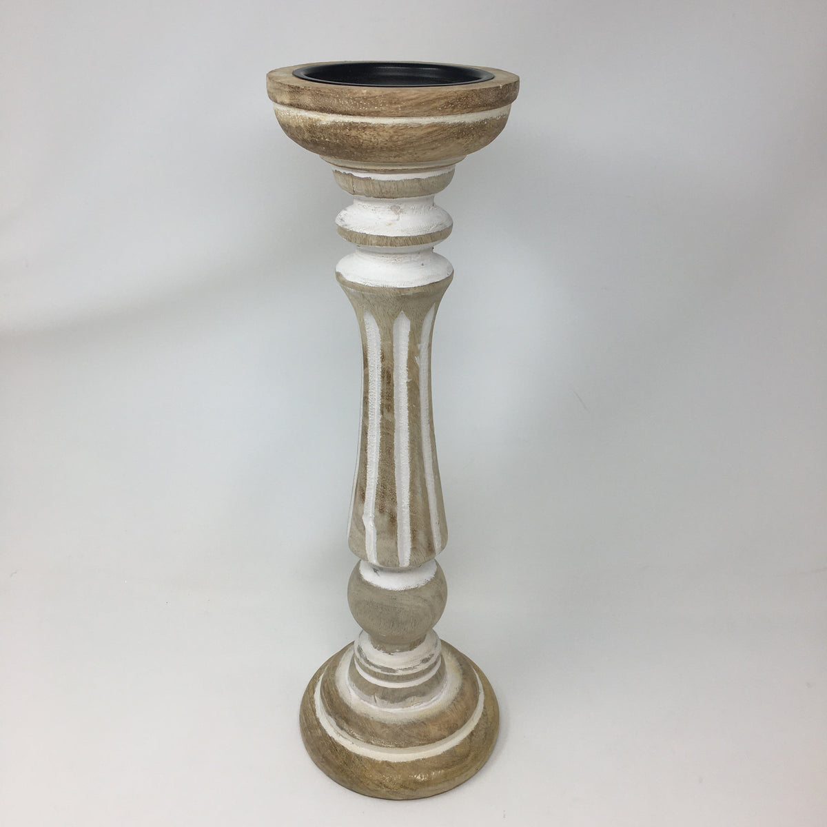 Carved Candle Holder
