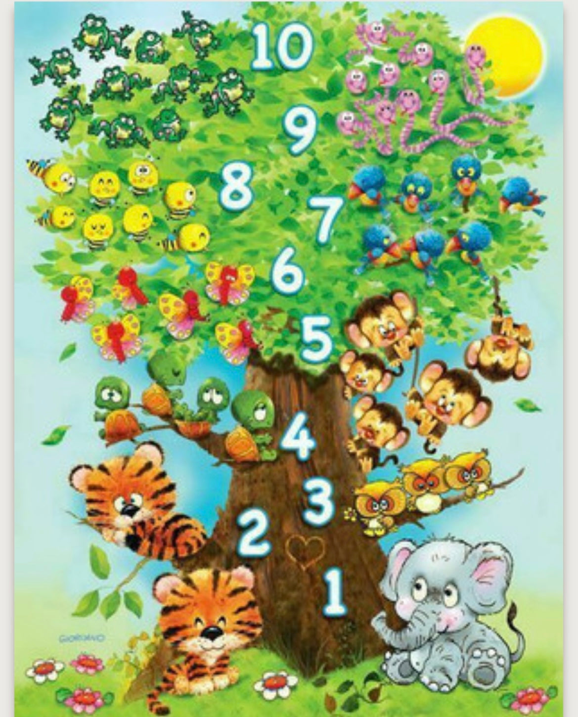 Springbok Counting Tree 36 pc Jigsaw Puzzle
