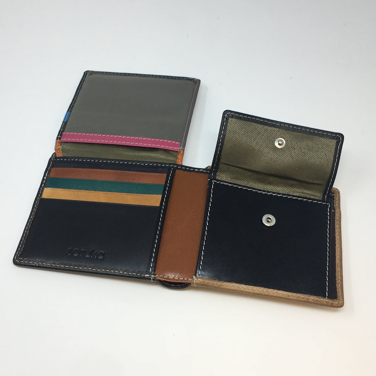 Luca Plain Leather Wallet