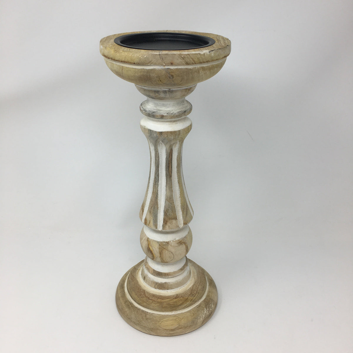 Carved Candle Holder