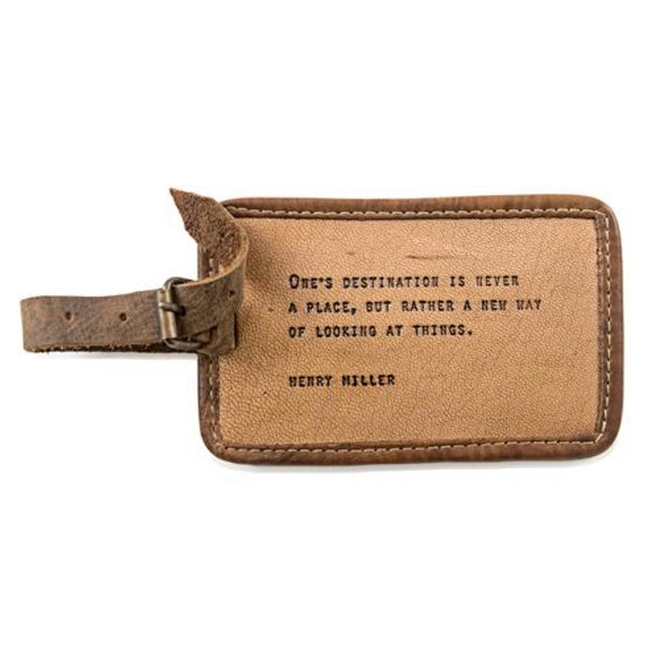 Leather Luggage Tag