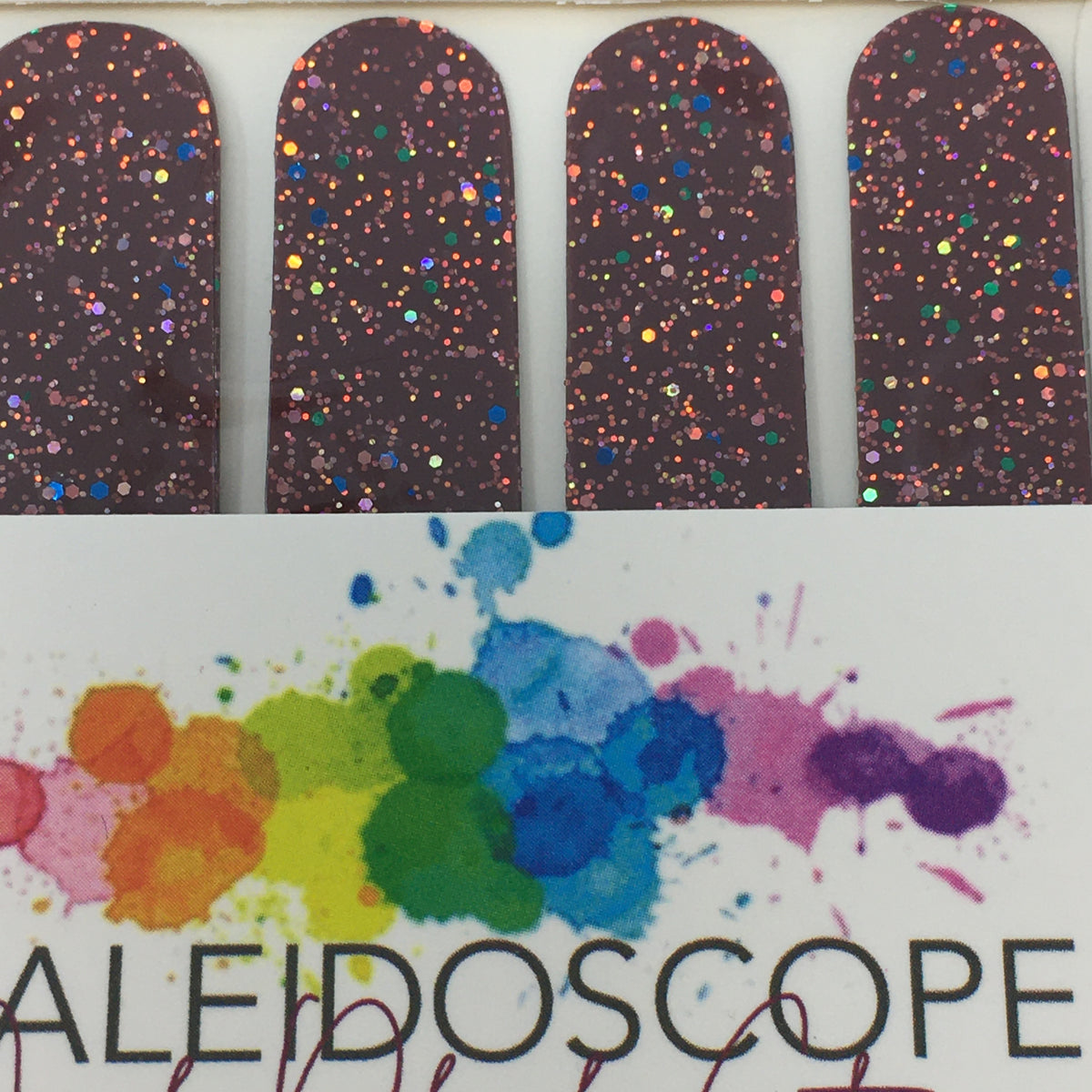 Kaleidoscope Nail Strip Sparkly Collection