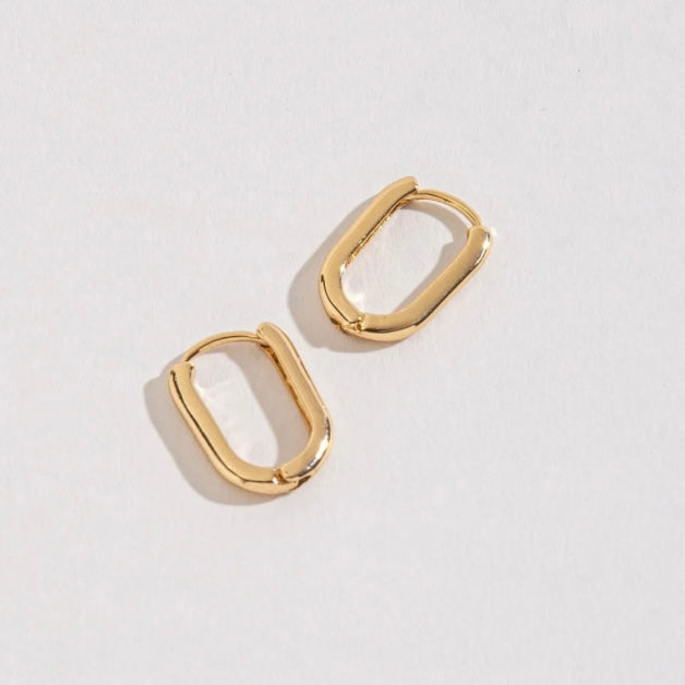 Sm Link Huggie Hoops Earrings