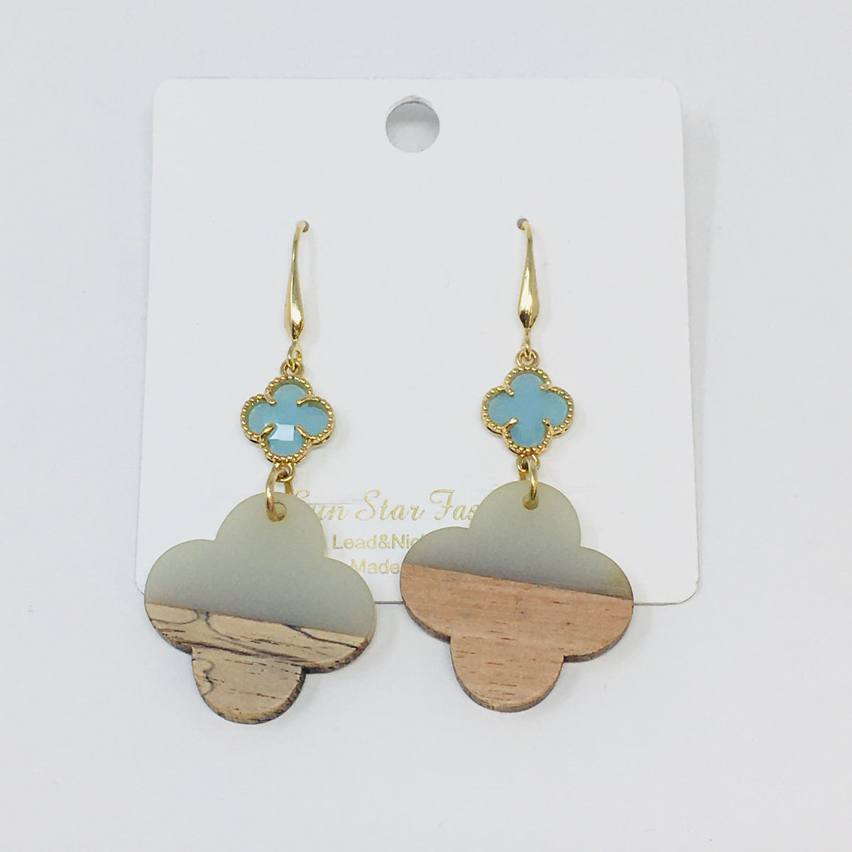 Lightweight Wood Blend Earrings