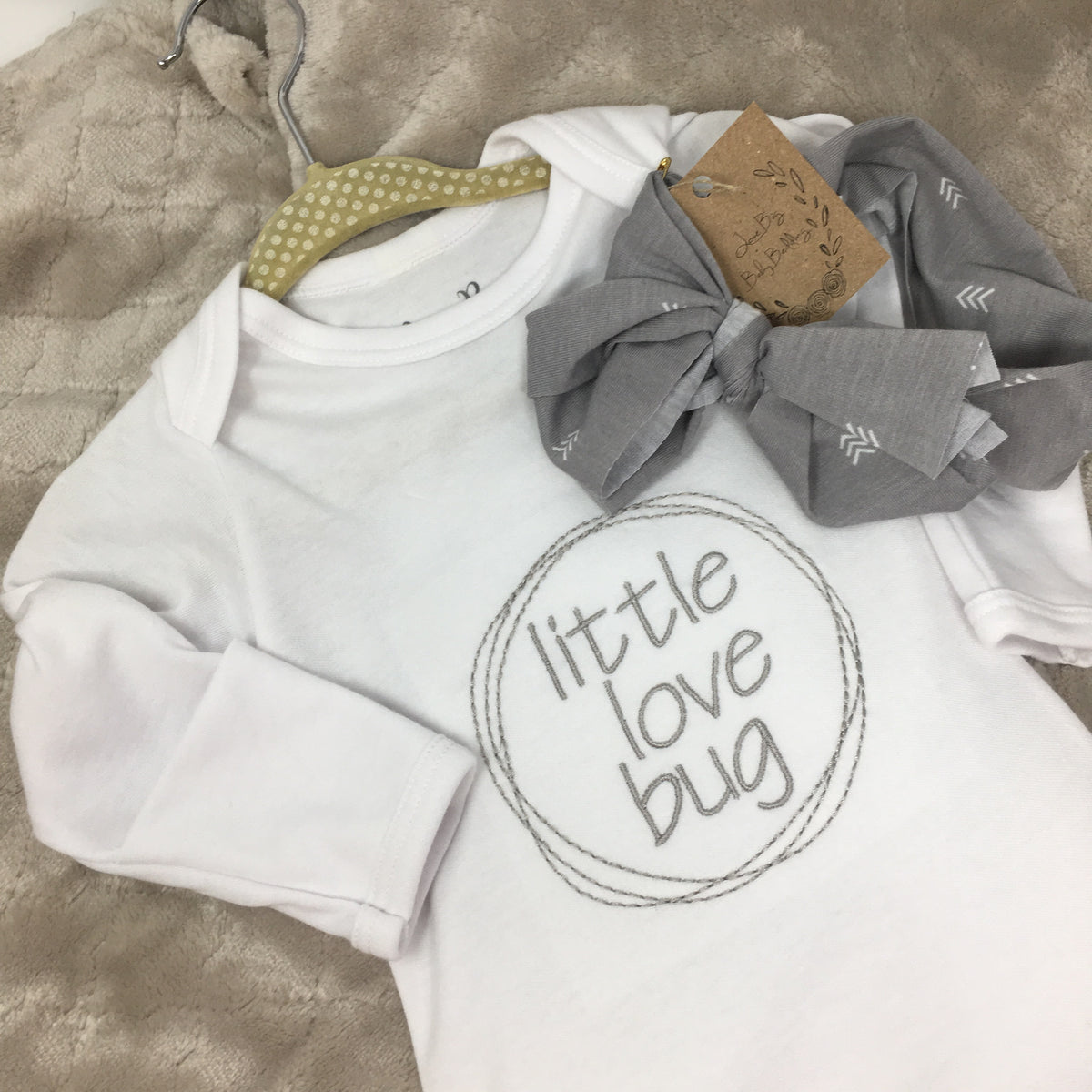 Girls Love Bug Infant Gown