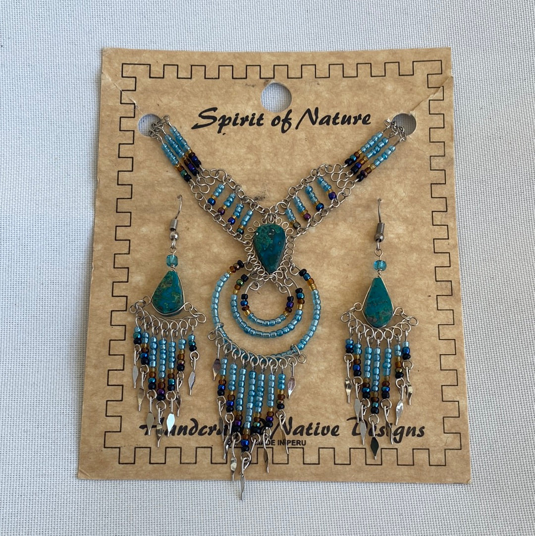 Spirit of Nature Native Necklace/Earring Set