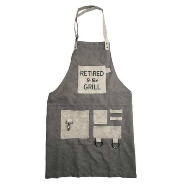 Retired To The Grill Apron