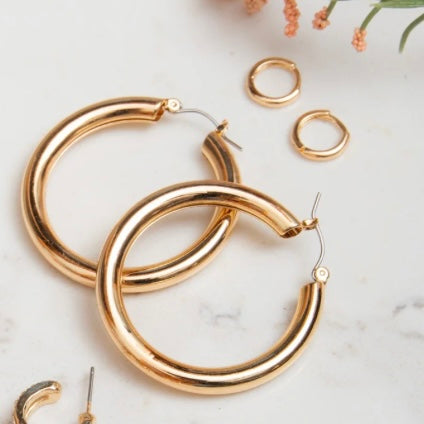 Sm Huggie Hoops Earrings