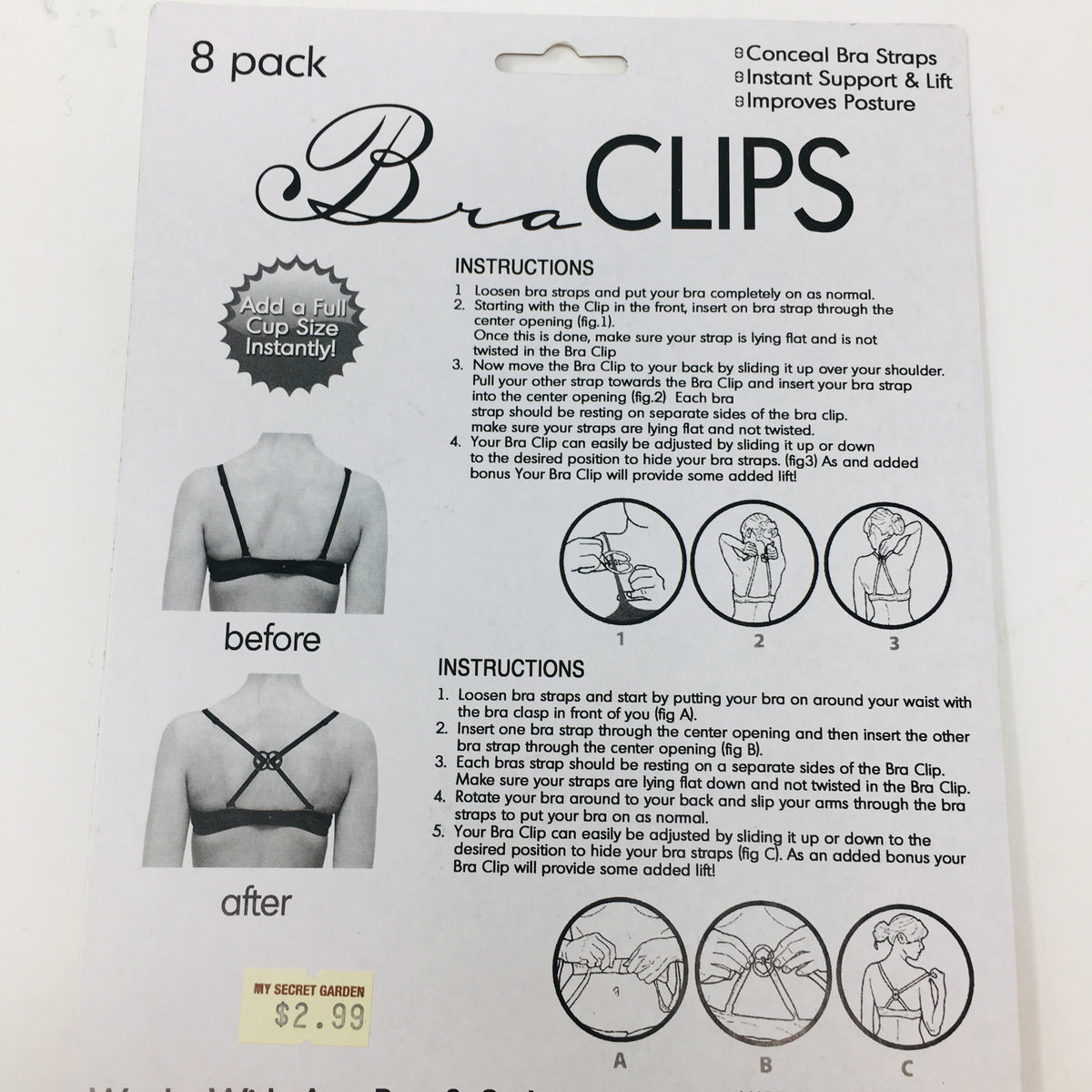 Bra Clips 8pk