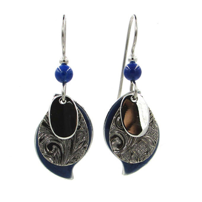 3 Layer Paisley Earrings