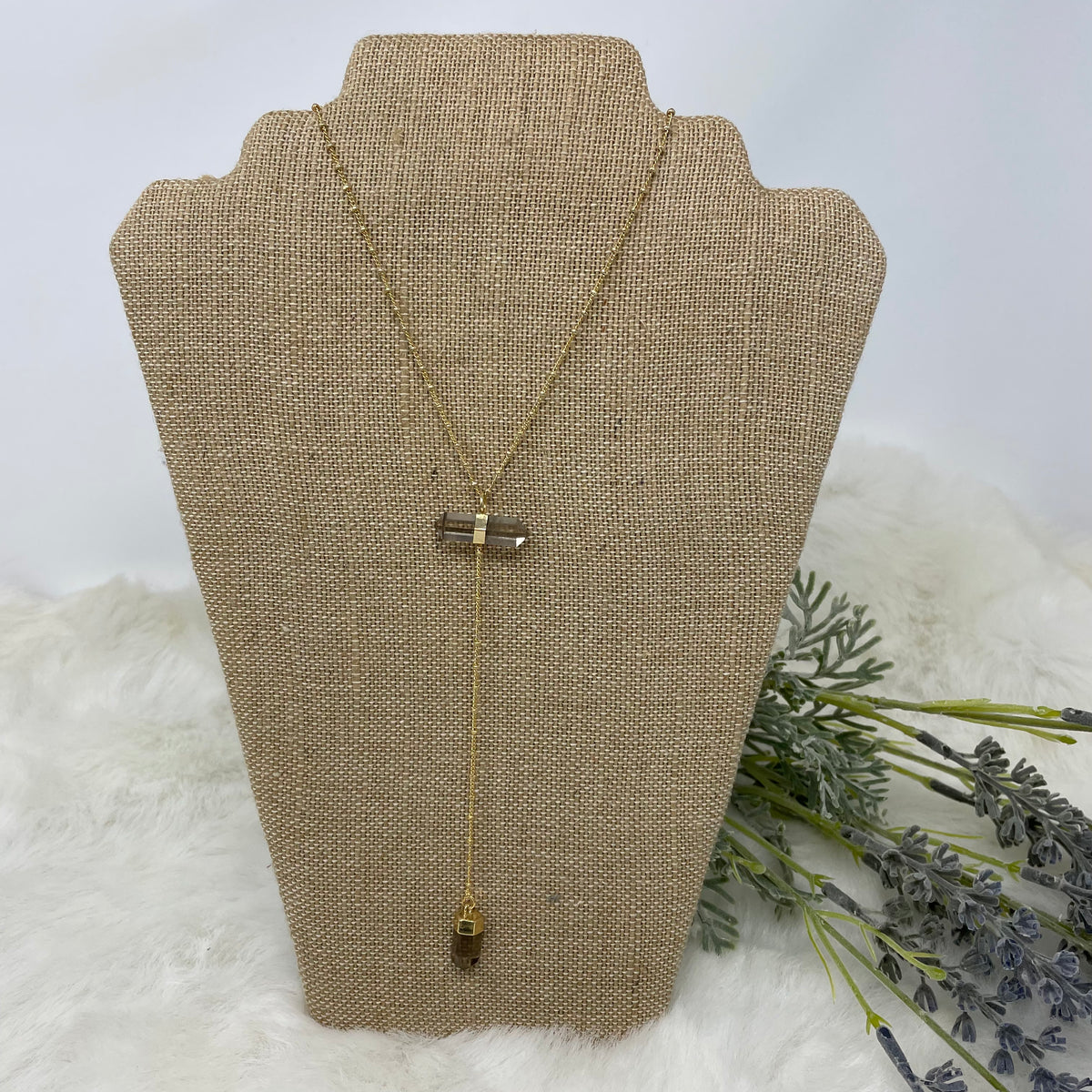 Long Quartz Necklace