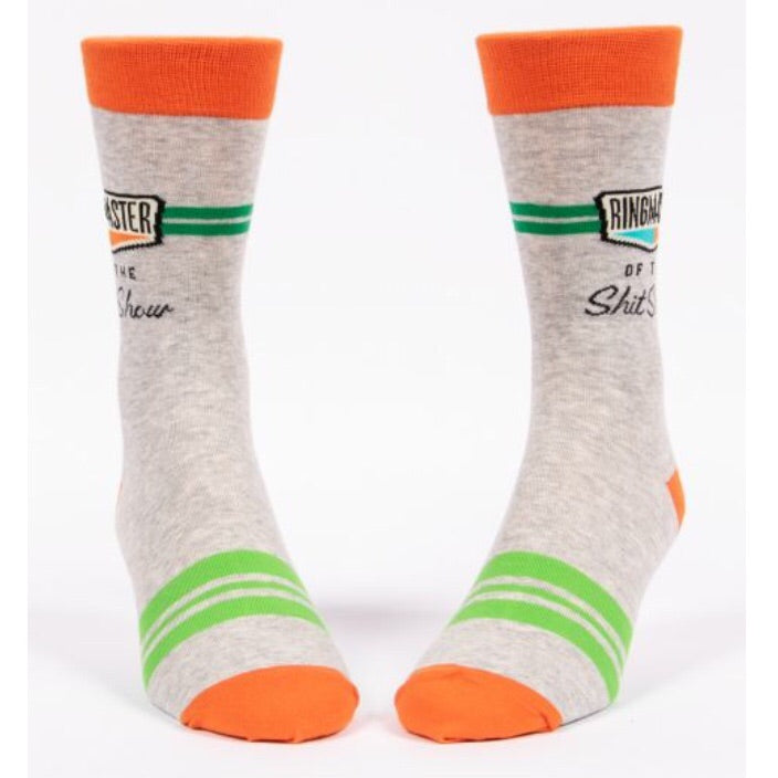 Ringmaster Of The Shit Show Men&#39;s Socks