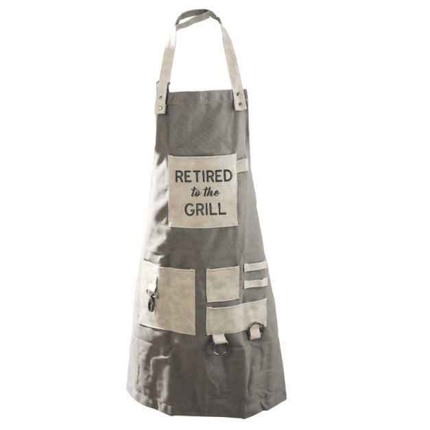 Retired To The Grill Apron