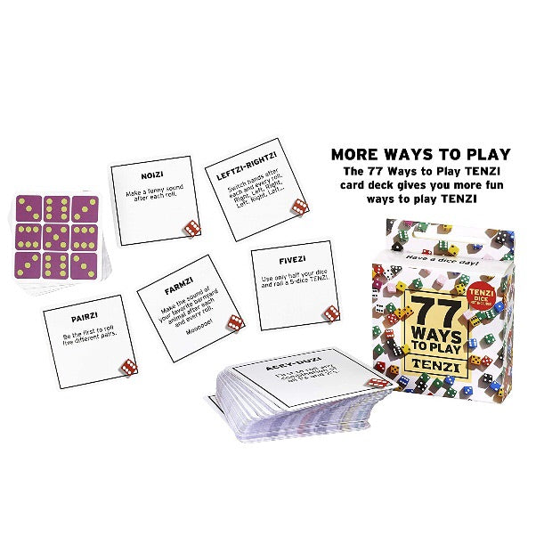 77 Ways to Play Tenzi Cards