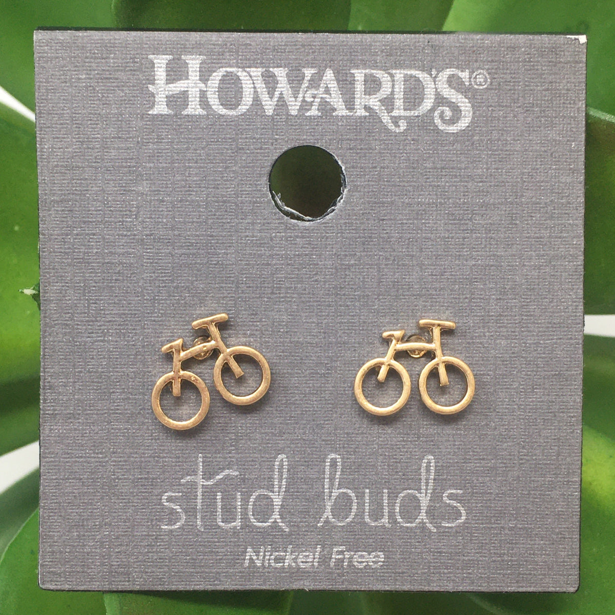 Bicycle Stud Buds Earrings