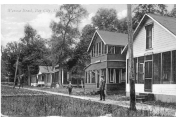 Bay City 1900-1940 Vintage Postcards Book