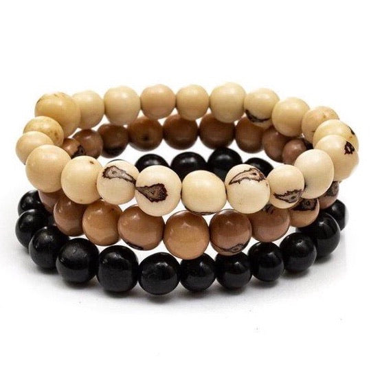 Tagua Stackable Bracelets Set of 3