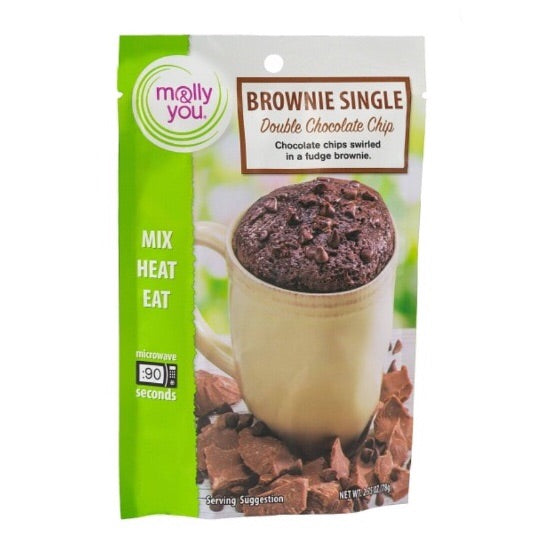 Brownie Singles Microwave Mix