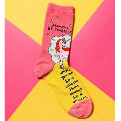 Always Be Yourself Unicorn Women&#39;s Socks