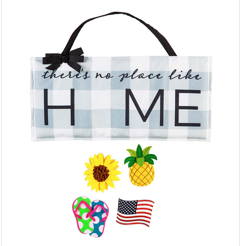 Interchangeable Icon Door Decor