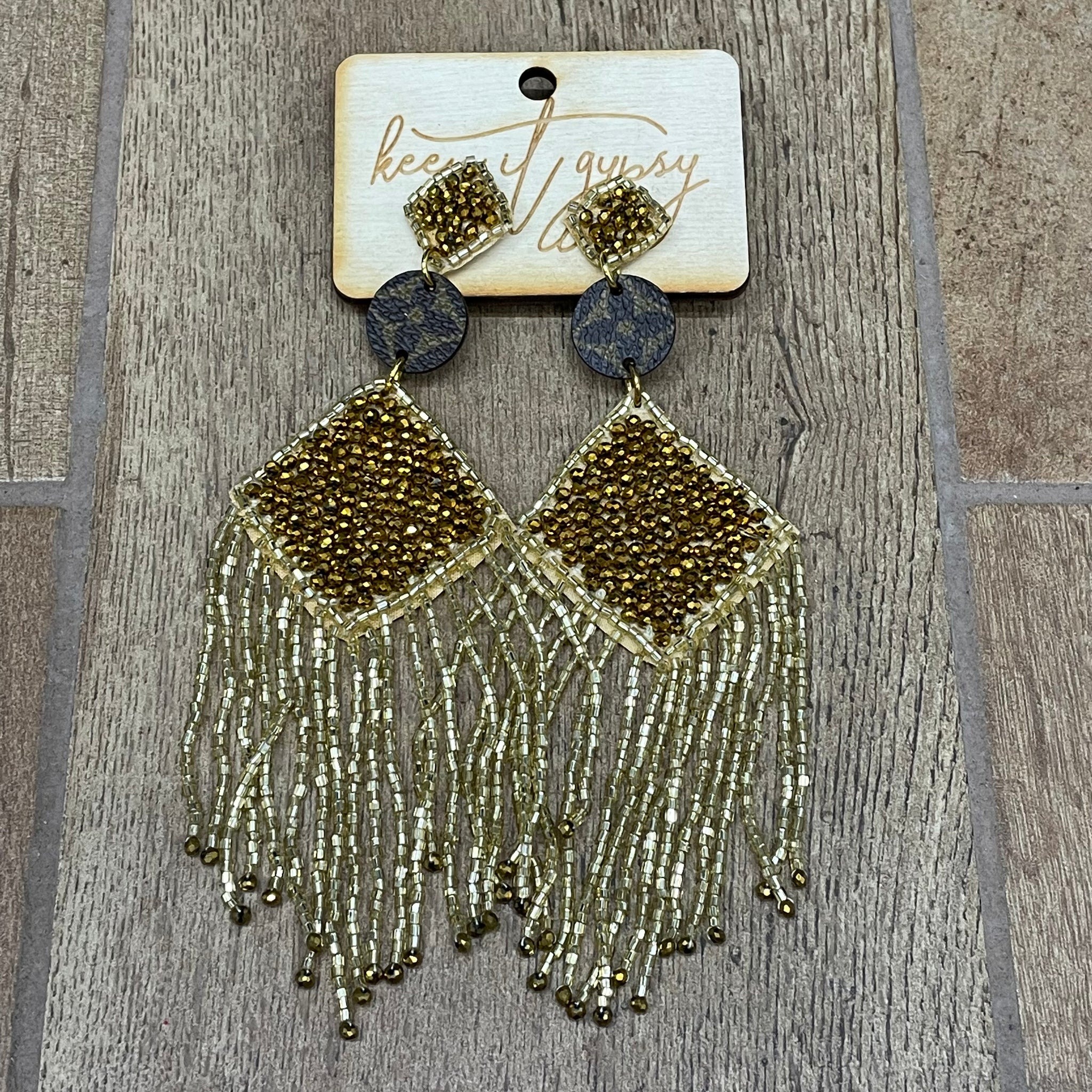 FAITH AND FRINGE-Upcycled Louis Vuitton fringed Louis Vuitton  Louis vuitton  jewelry, Diy leather earrings, Leather earrings