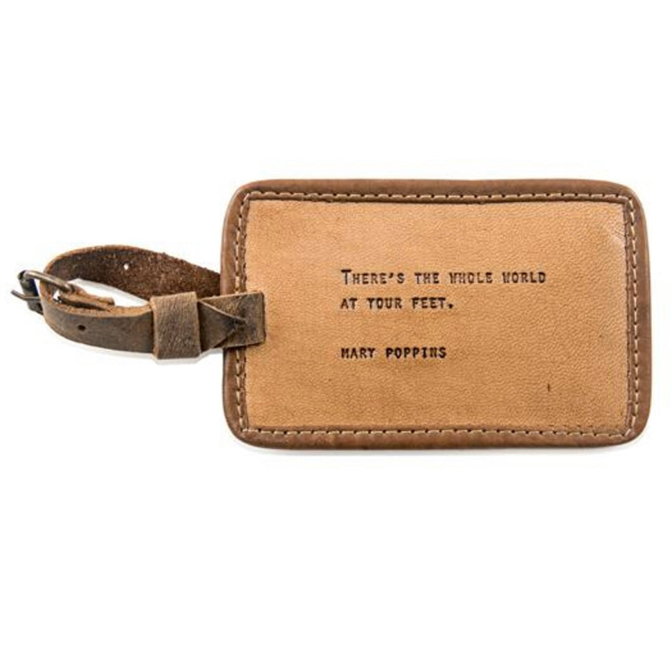 Leather Luggage Tag