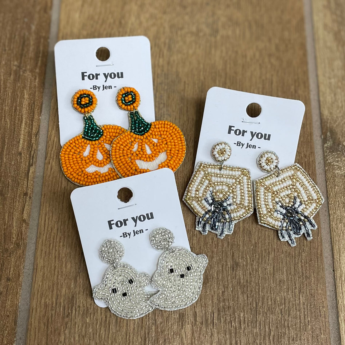 Halloween Beaded Earrings