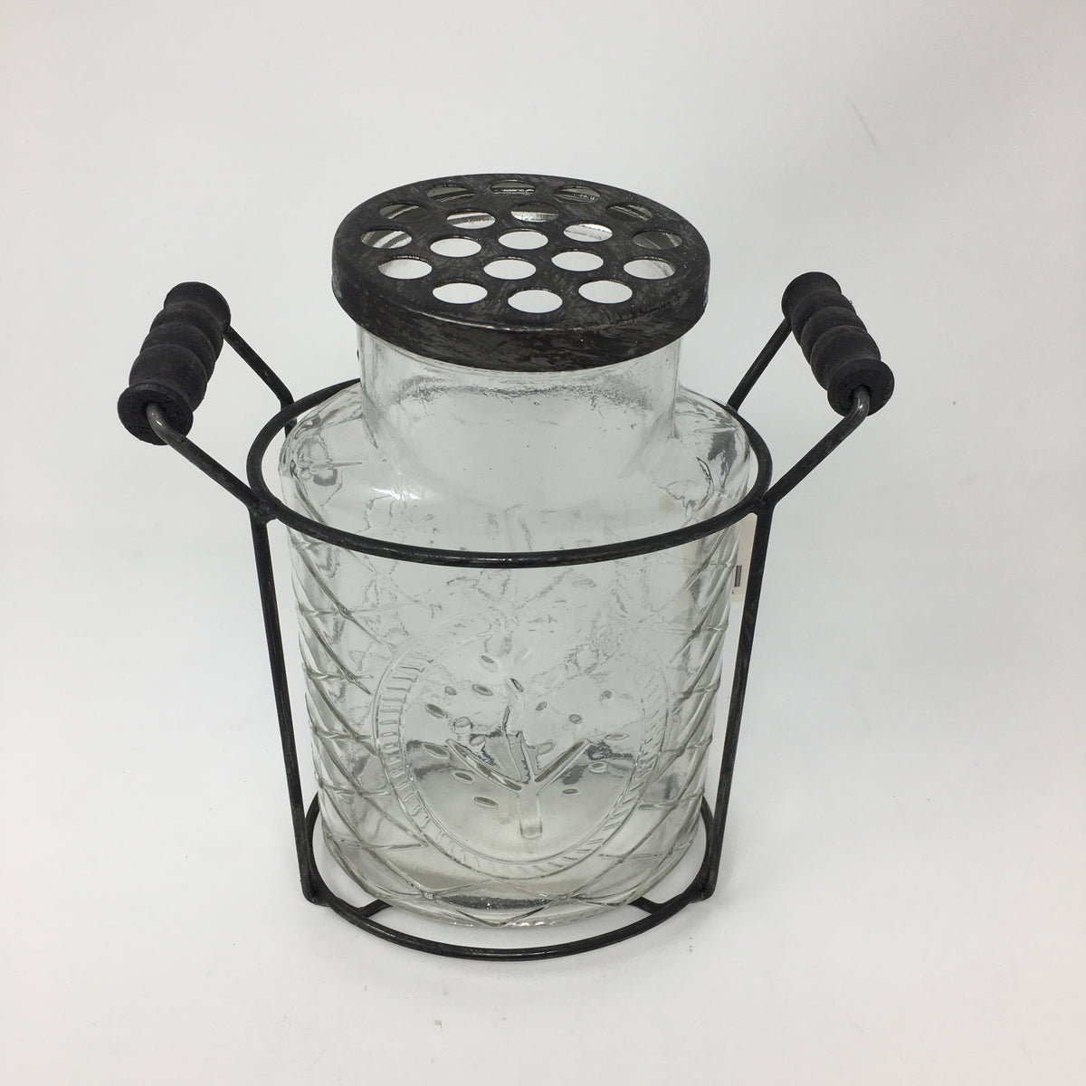 7&quot; Glass Jar w/ Holder