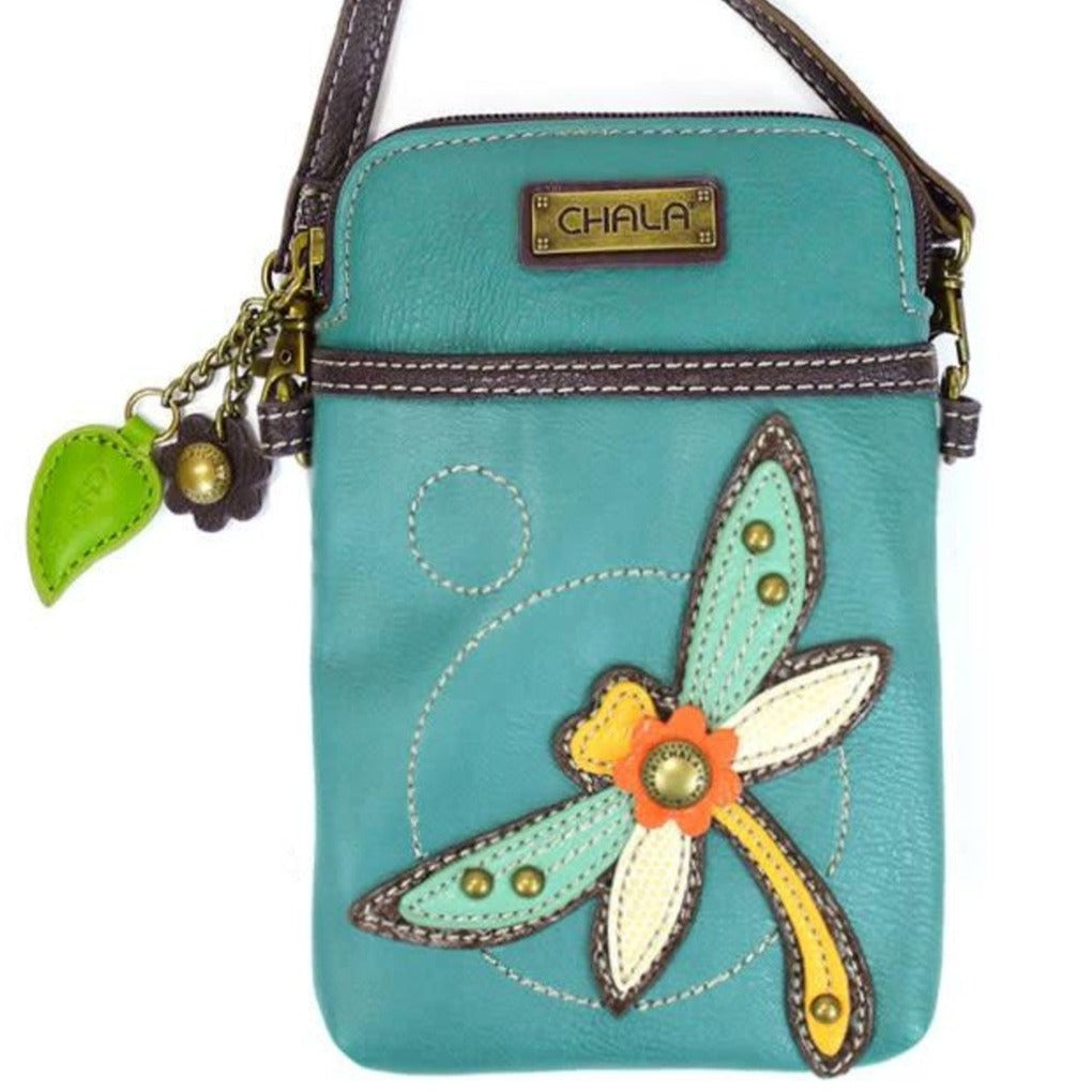 Chala Dragonfly Cell Phone Crossbody Handbag