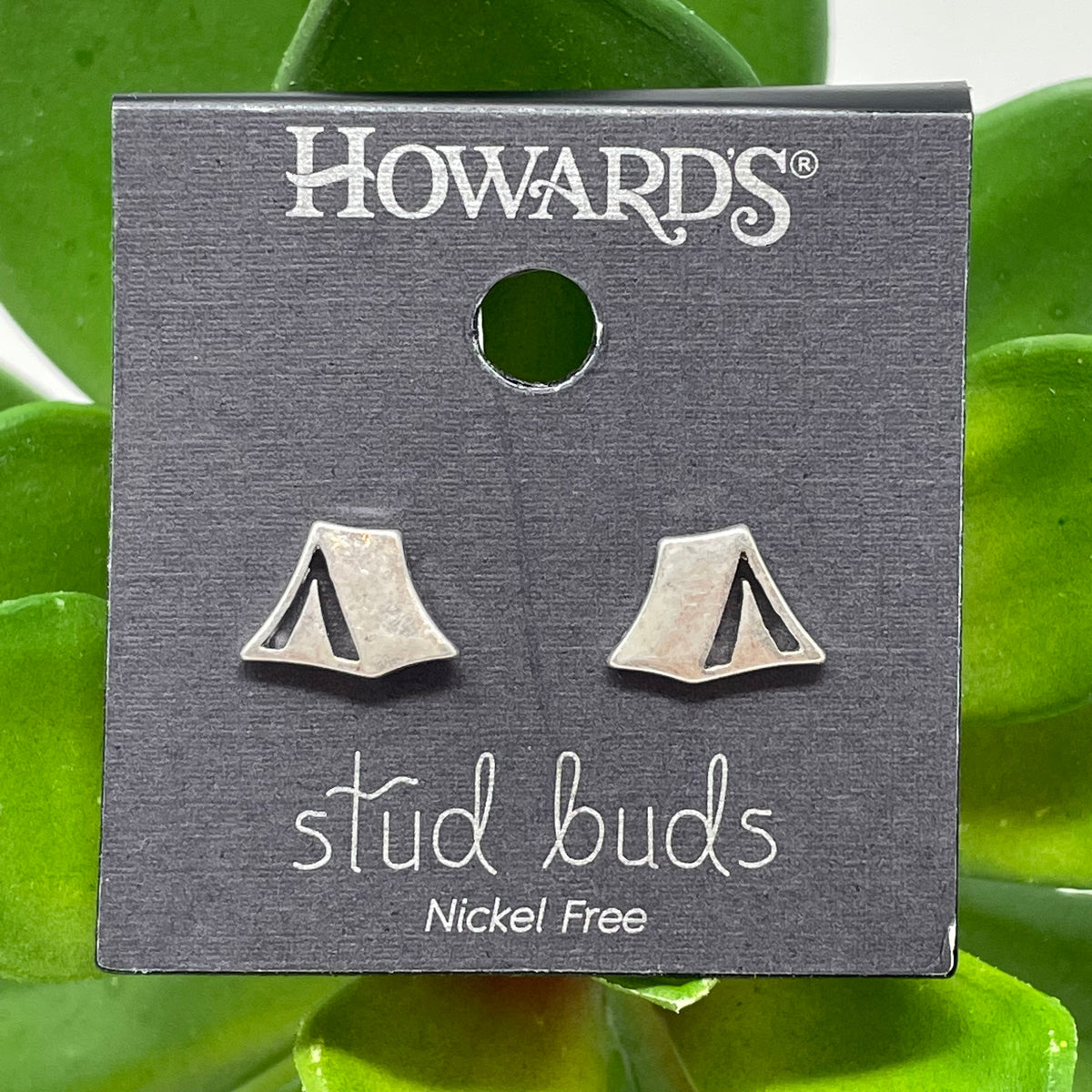Tent Stud Bud Earrings