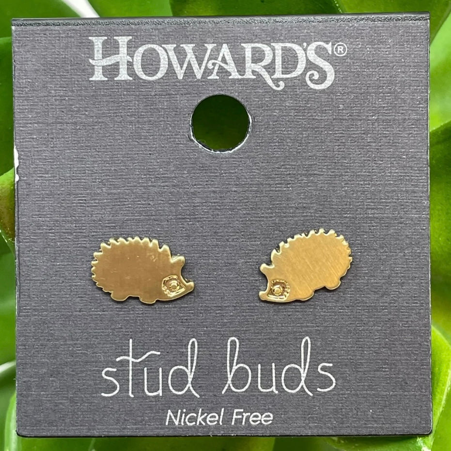 Hedgehog Stud Buds Earrings