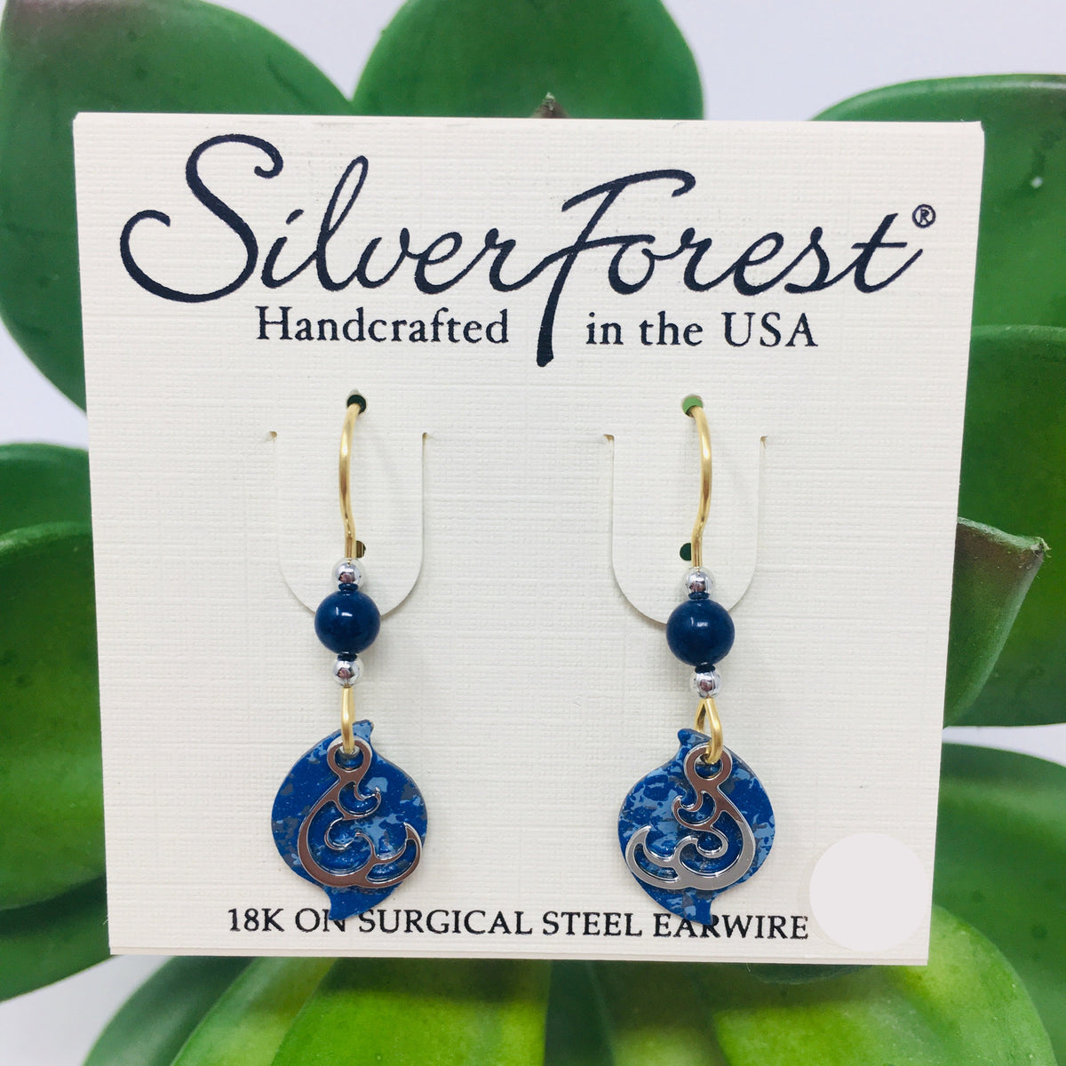 Open Curl on Paisley Earrings