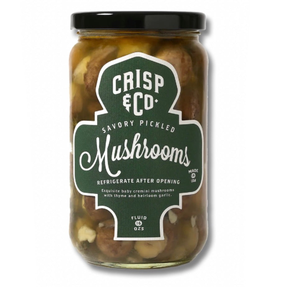 Savory Pickled Mushrooms