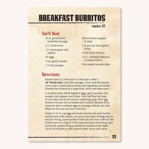 Dutch Oven Cooking Cookbook