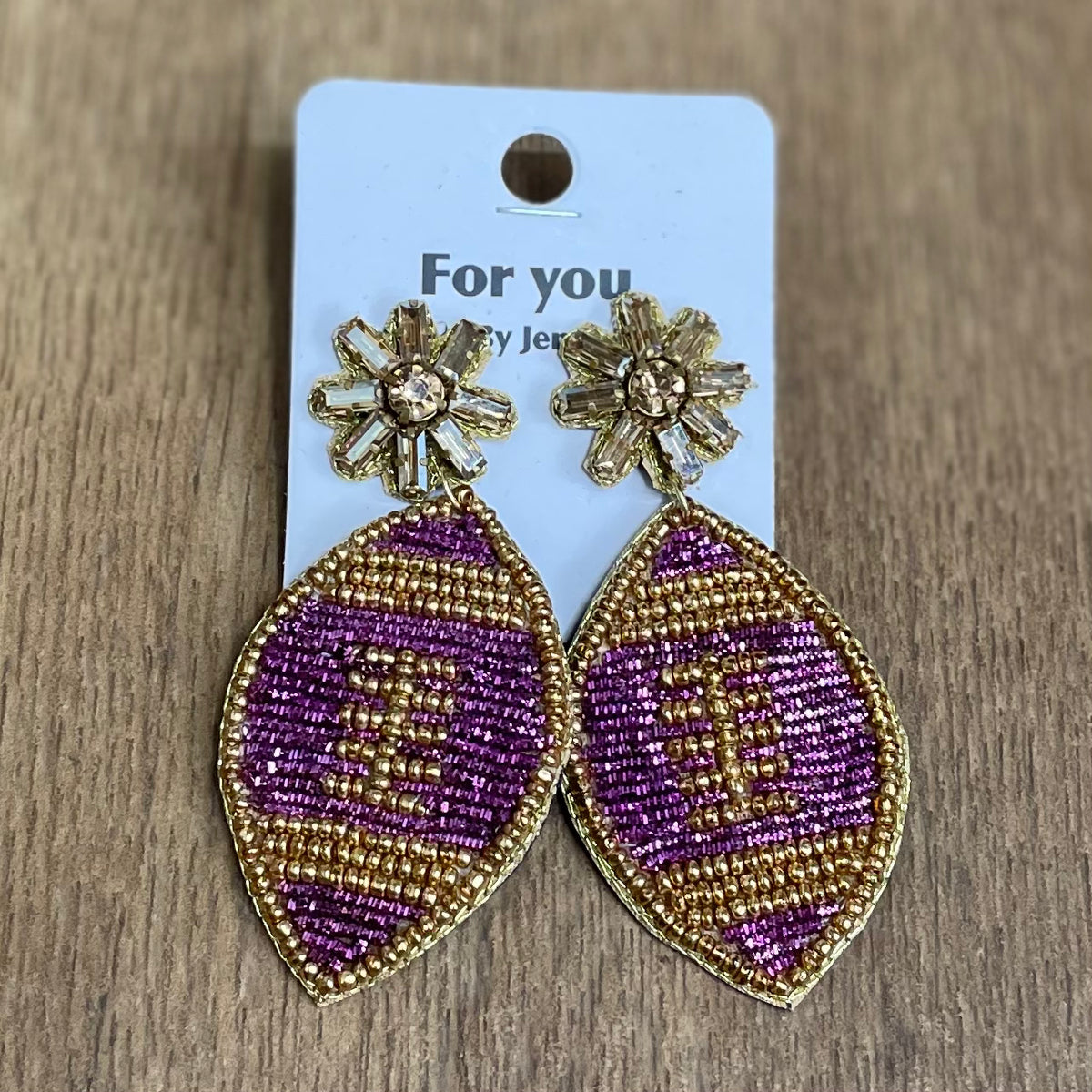 Sport Beaded Fashion Earrings