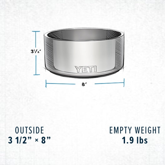 Yeti Boomer 8 Dog Bowl