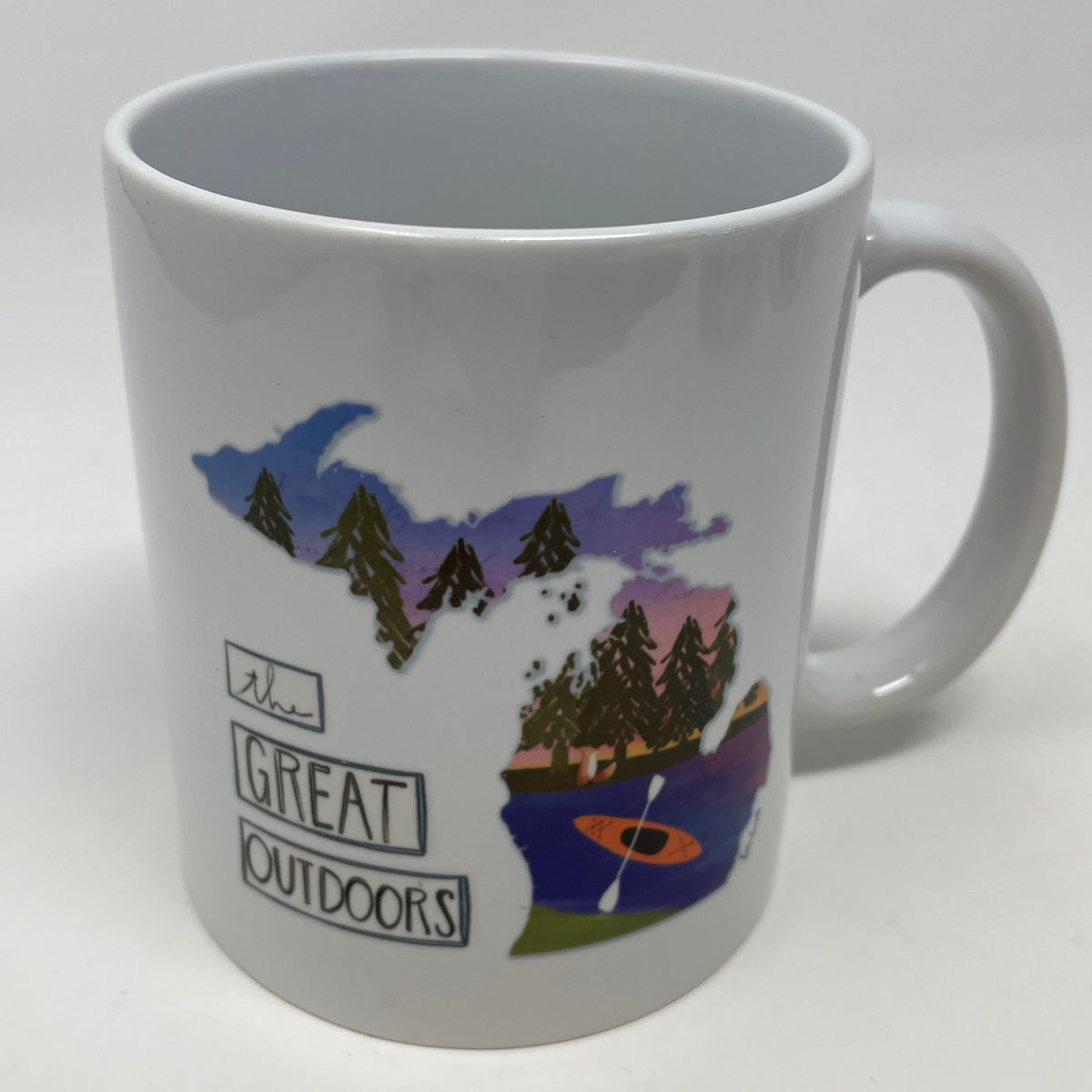 Polka Dot Mitten Michigan Mug