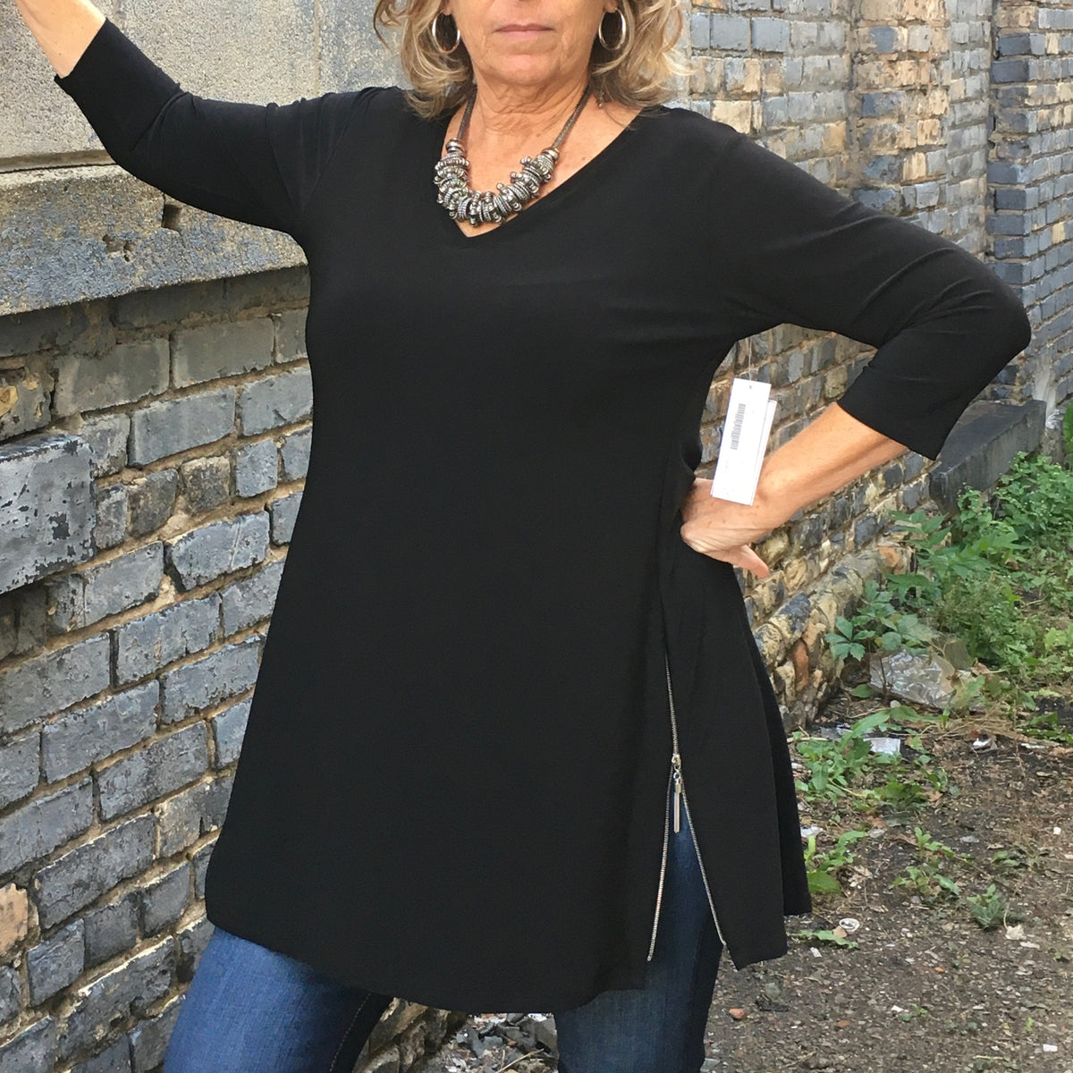 Zest Hi Slit Tunic Sympli