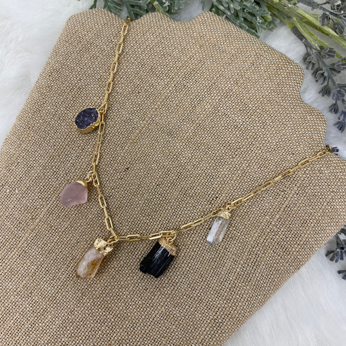 Mixed Crystal Necklace
