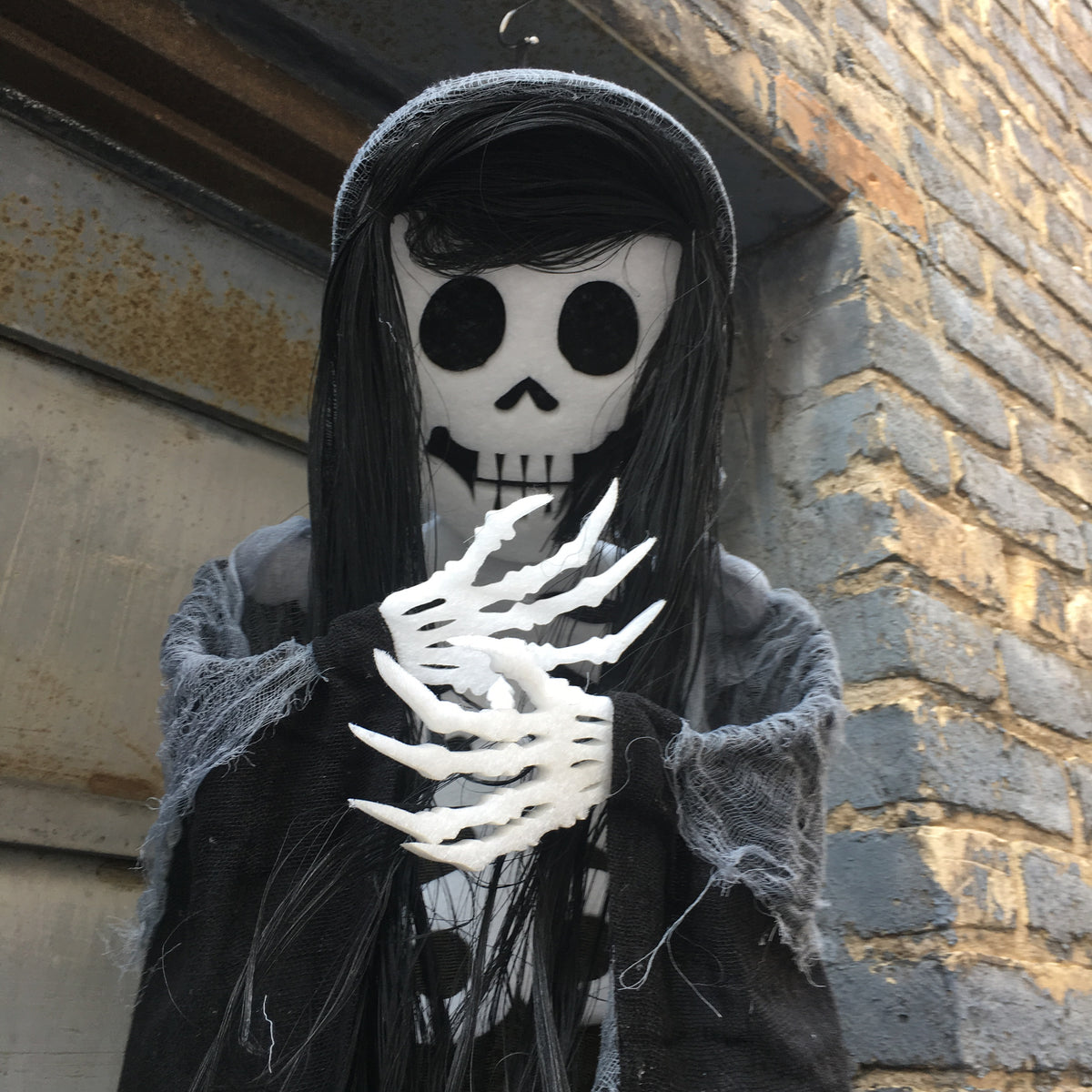 53&quot; Poly/Foam Hanging Skeleton