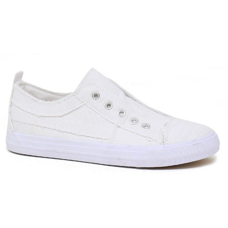 Bentley-75 White Slip On Sneaker