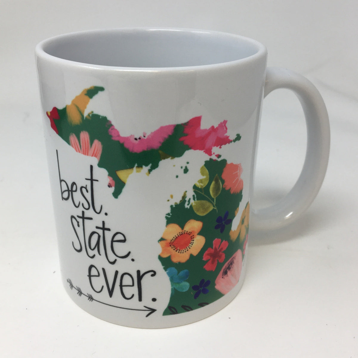 Polka Dot Mitten Michigan Mug