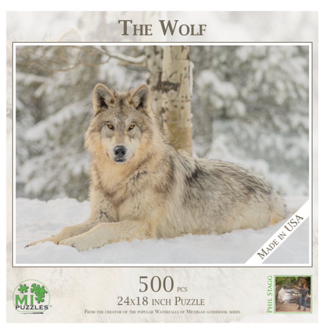 The Wolf 500 pc Jigsaw Puzzle