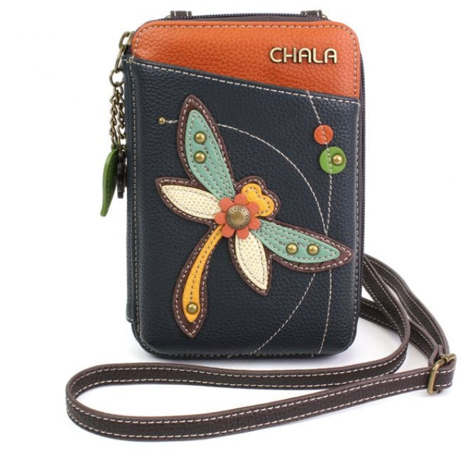 Chala Wallet Crossbody Cell Phone Purse-Women Faux Leather Multicolor Handbag Wi