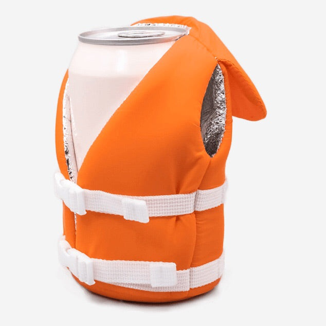 Puffin Beverage Life Vest Can Koozie