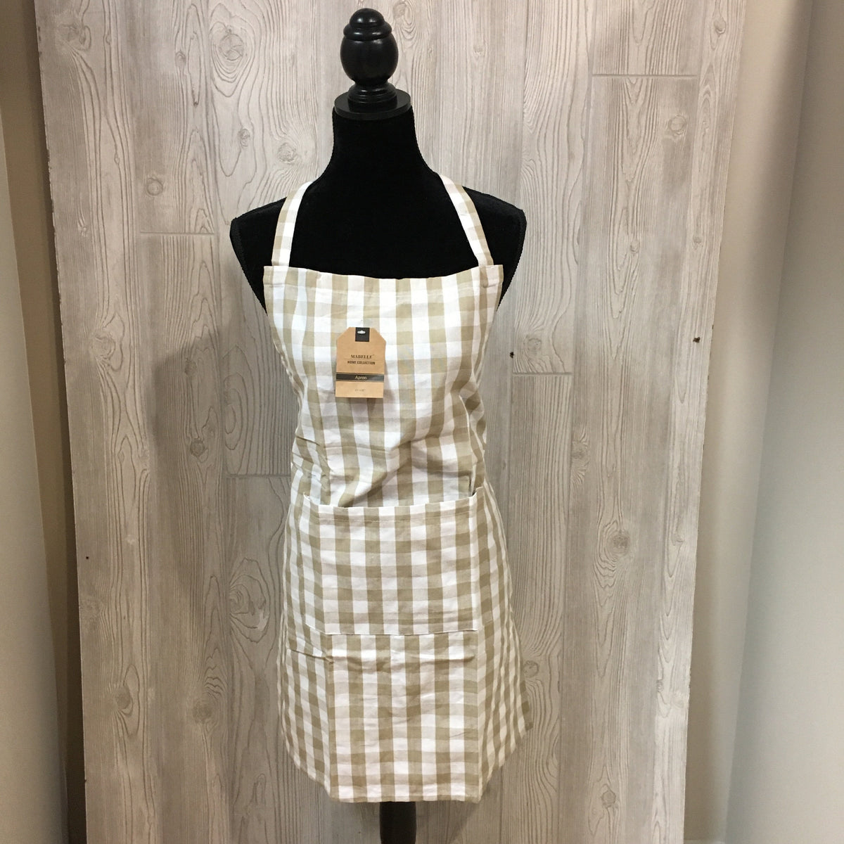 Buffalo Plaid Woven Apron