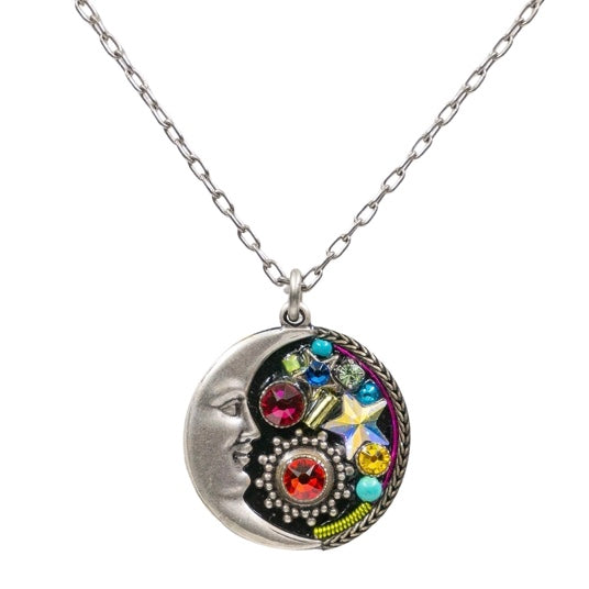 Moon Pendant Necklace